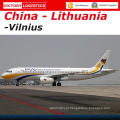 Carga de Carga Aérea Barata Da China para Vilnius, Lituânia = Carga Aérea